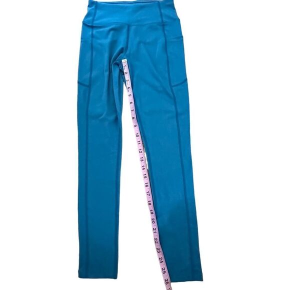 Cadmus ~ Turquoise Leggings ~ size Small ~ runs a little big ~ non see through - Picture 8 of 11